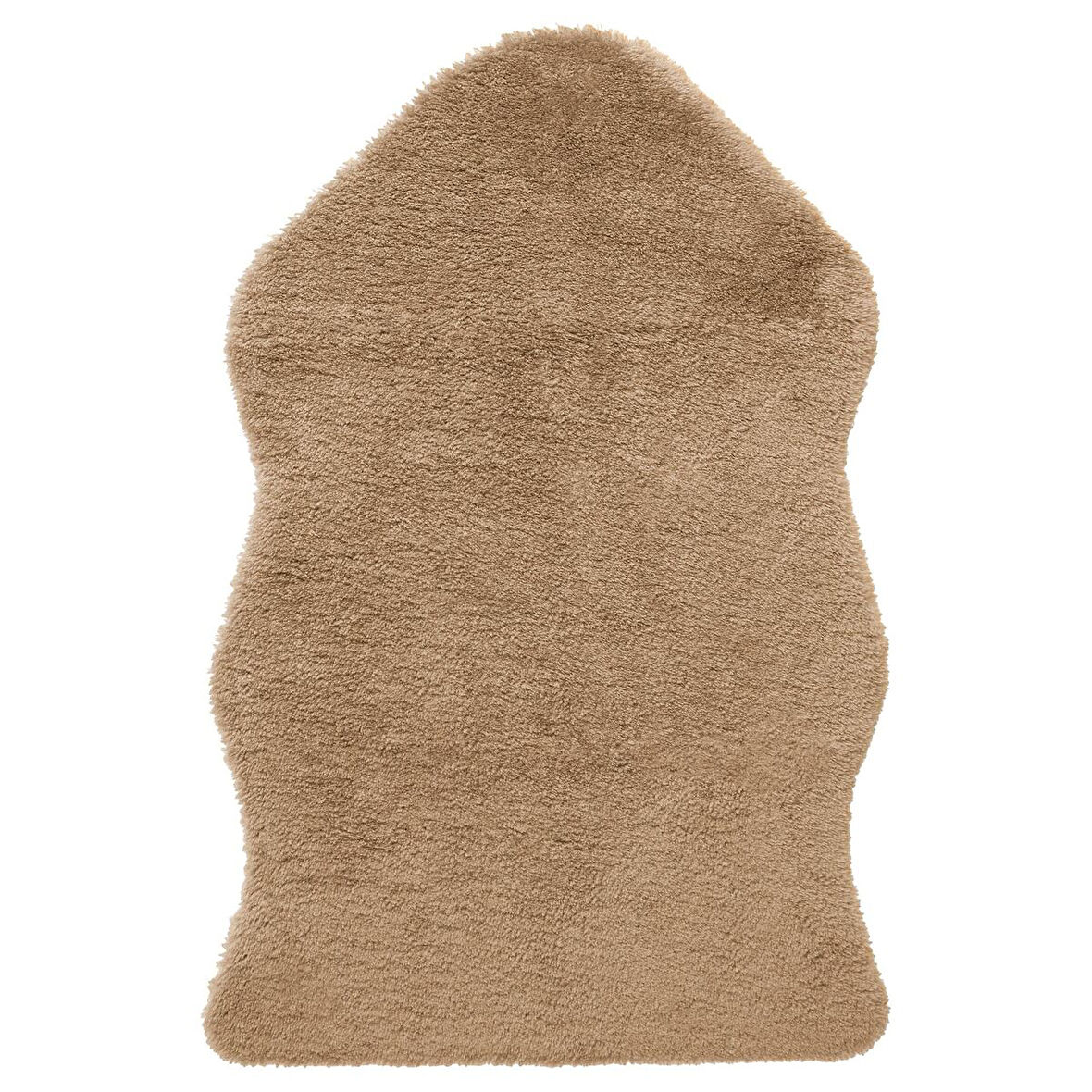 Yapay koyun postu, bej, 55x85 cm