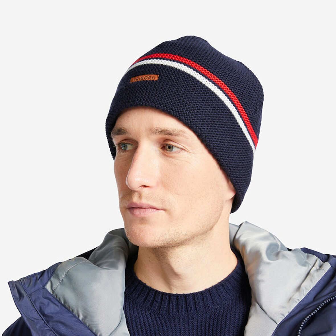 Yetişkin Bere - Mavi / Beyaz / Kırmızı - Sailing 100