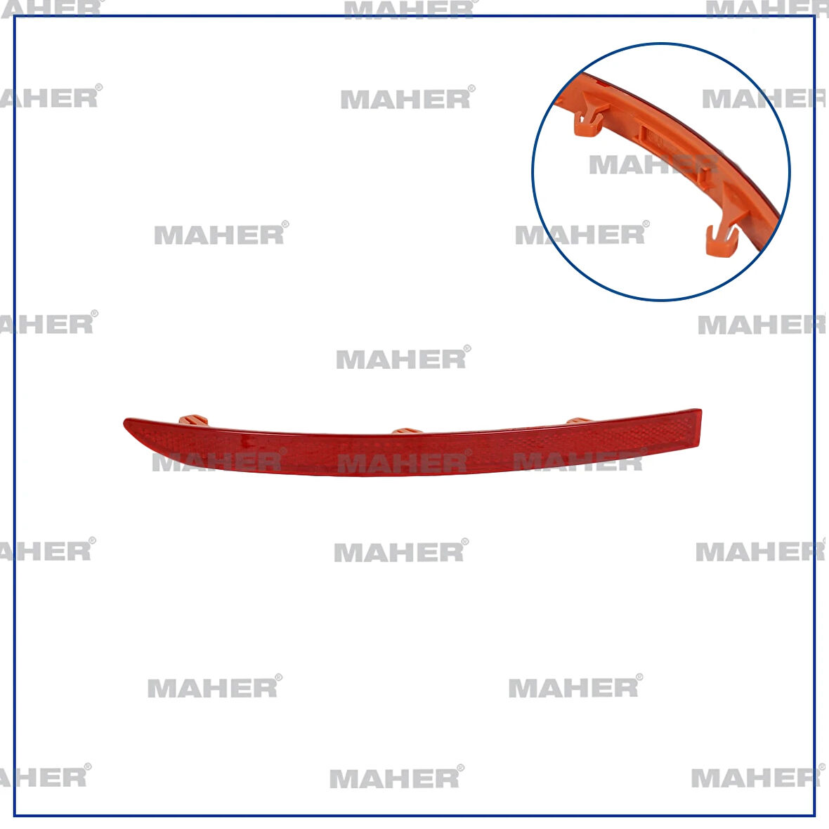 REFLEKTOR TAMPON TIGUAN 2008-2016 ARKA SOL 5N0945105