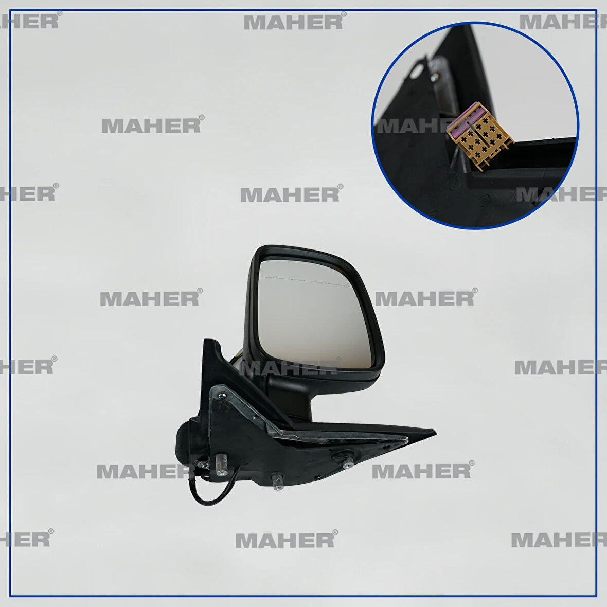 AYNA DIŞ DİKİZ TRANSPORTER T5 2004-2010 ELEKTRİKLİ, ISITMALI SOL 7H1857507P9B9