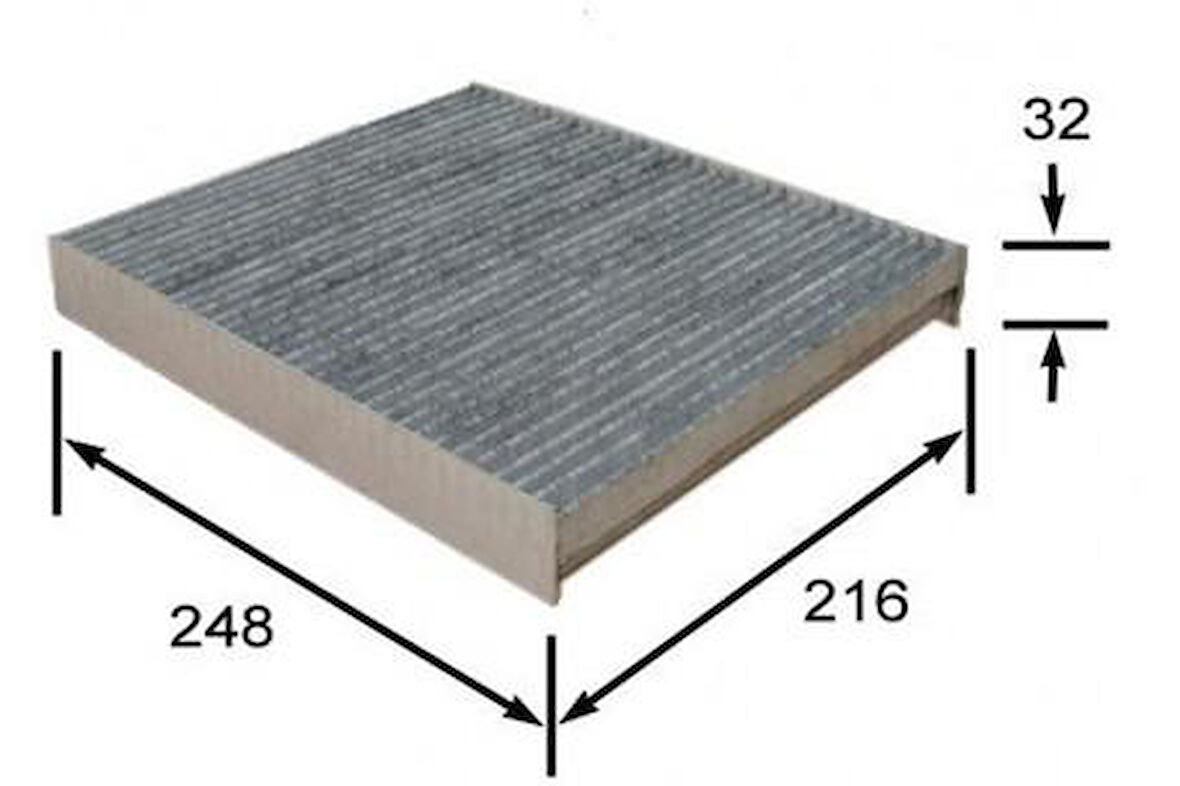POLEN FILTRESI MERCEDES G-CLASS W461 W463 . AUDI A2 . SEAT CORDOBA IBIZA . SKODA FABIA . VW POLO KARBONLU A4638300018 6Q0820367