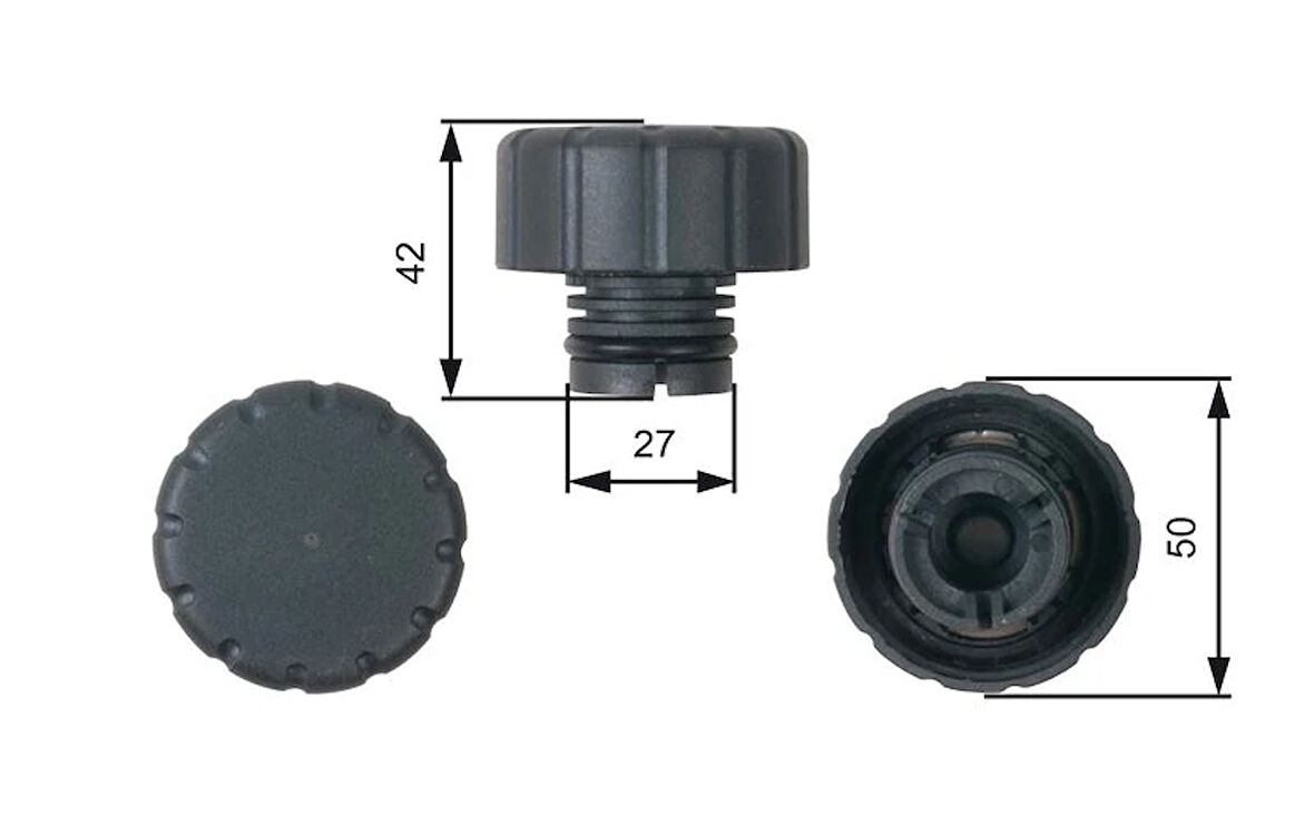 RADYATOR YEDEK SU DEPO KAPAGI MERCEDES W168 W169 W245 W414 A1685010115