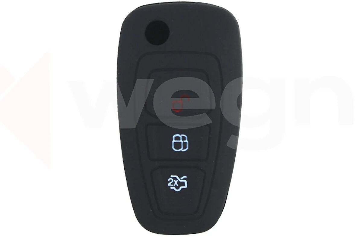 KONTAK ANAHTAR KUMANDA KORUYUCU KILIF SİLİKON FORD TRANSIT-MONDEO-FOCUS-RANGER-C MAX-S MAX SİYAH AKSESUAR
