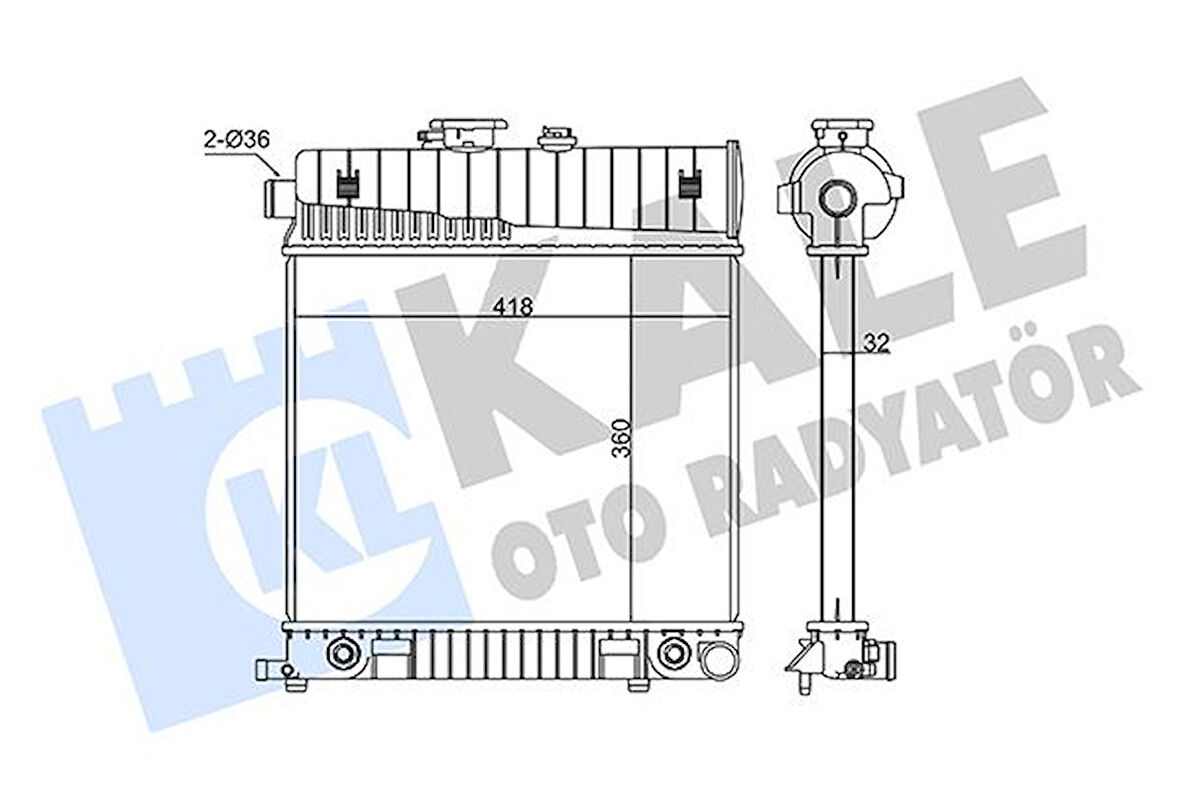 MOTOR SU RADYATORU MERCEDES M111 W202 S202 W210 S210 KLIMASIZ A2025006103