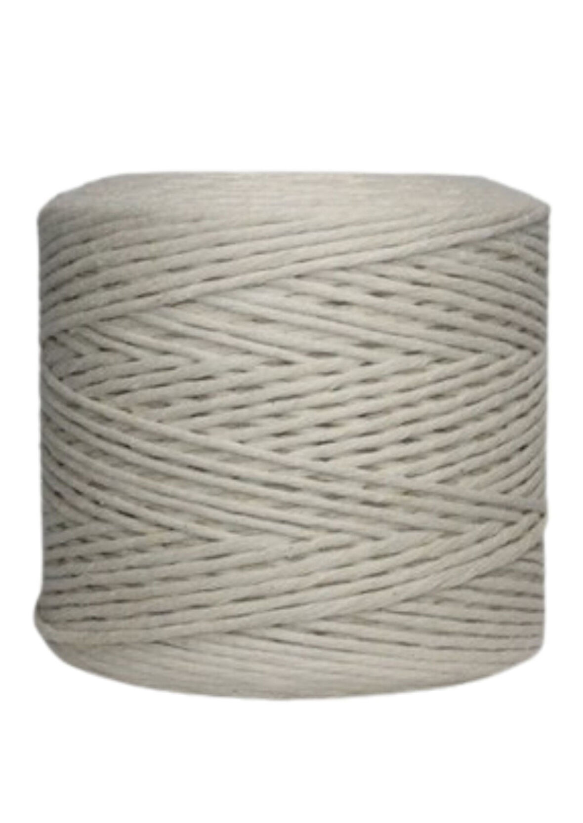 Pamuk Makrome 4 mm İp Krem