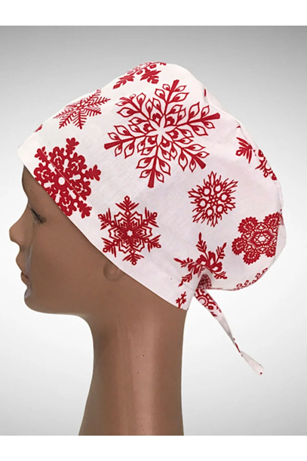 Cerrahi Bone Lastikli Ve Bağcıklıdır Doktor Hemşire Bonesi