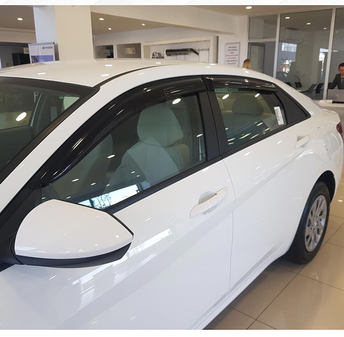 Hyundai Elantra Mügen Cam Rüzgarlığı 2021 Sonrası 4 Lü Set