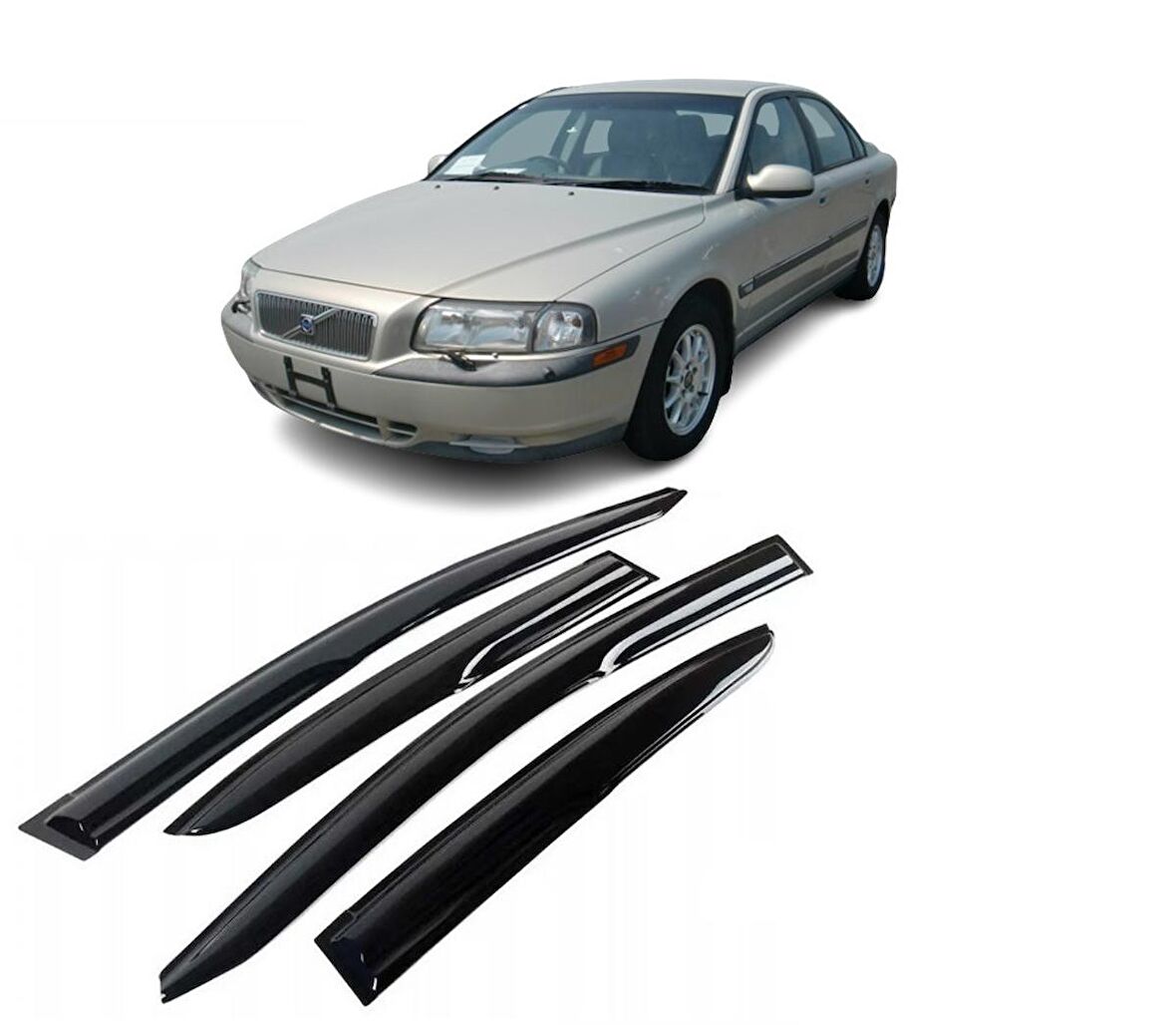 Volvo S80 Mügen Cam Rüzgarlığı 1999-2006 Arası