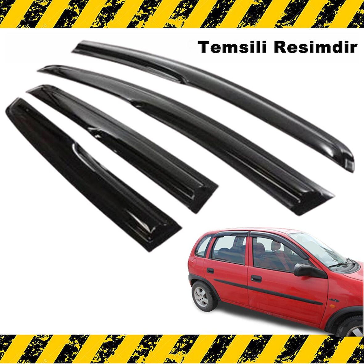Opel CORSA B Mügen Cam Rüzgarlığı 1993-2000 Arası 4 Lü SET