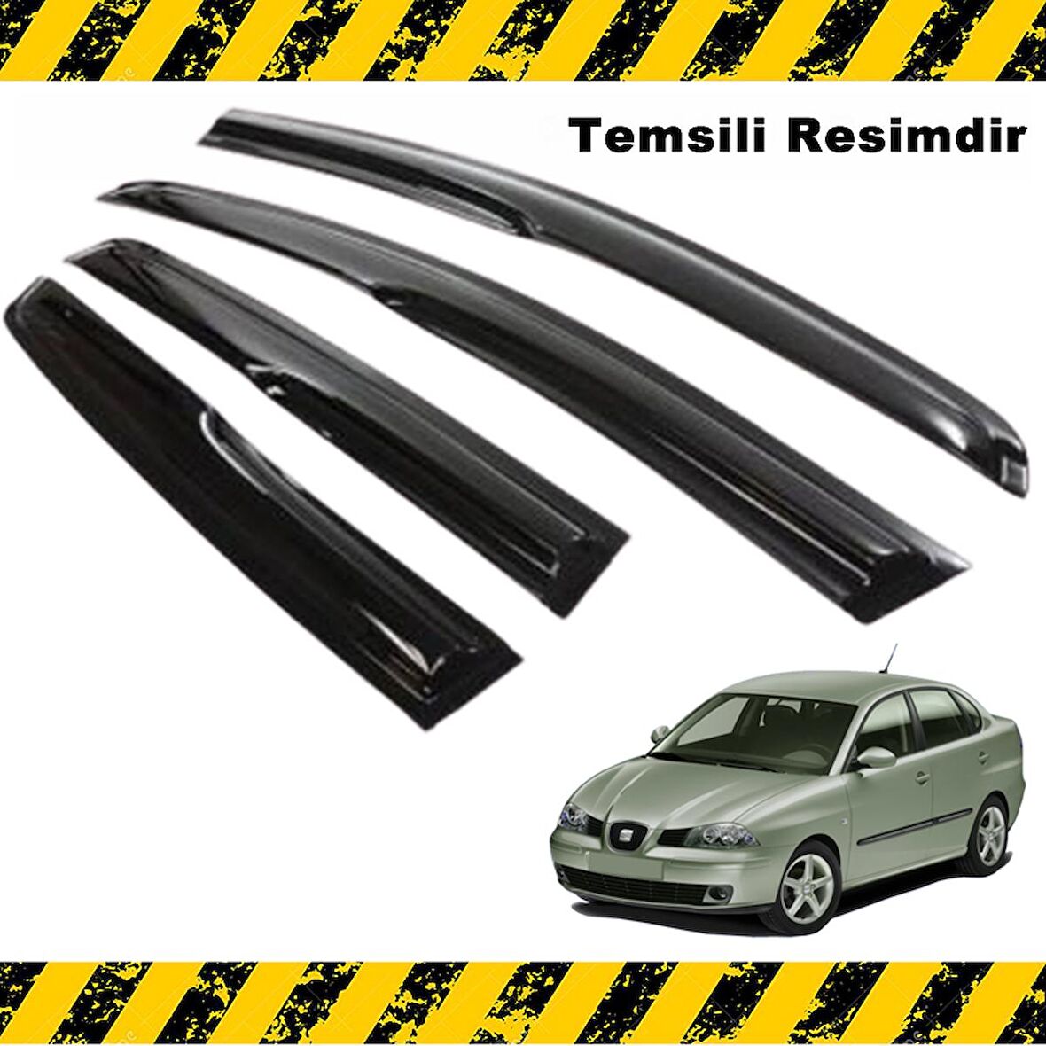 Seat CORDOBA Mügen Cam Rüzgarlığı 2003-2009 Arası 4 Lü SET