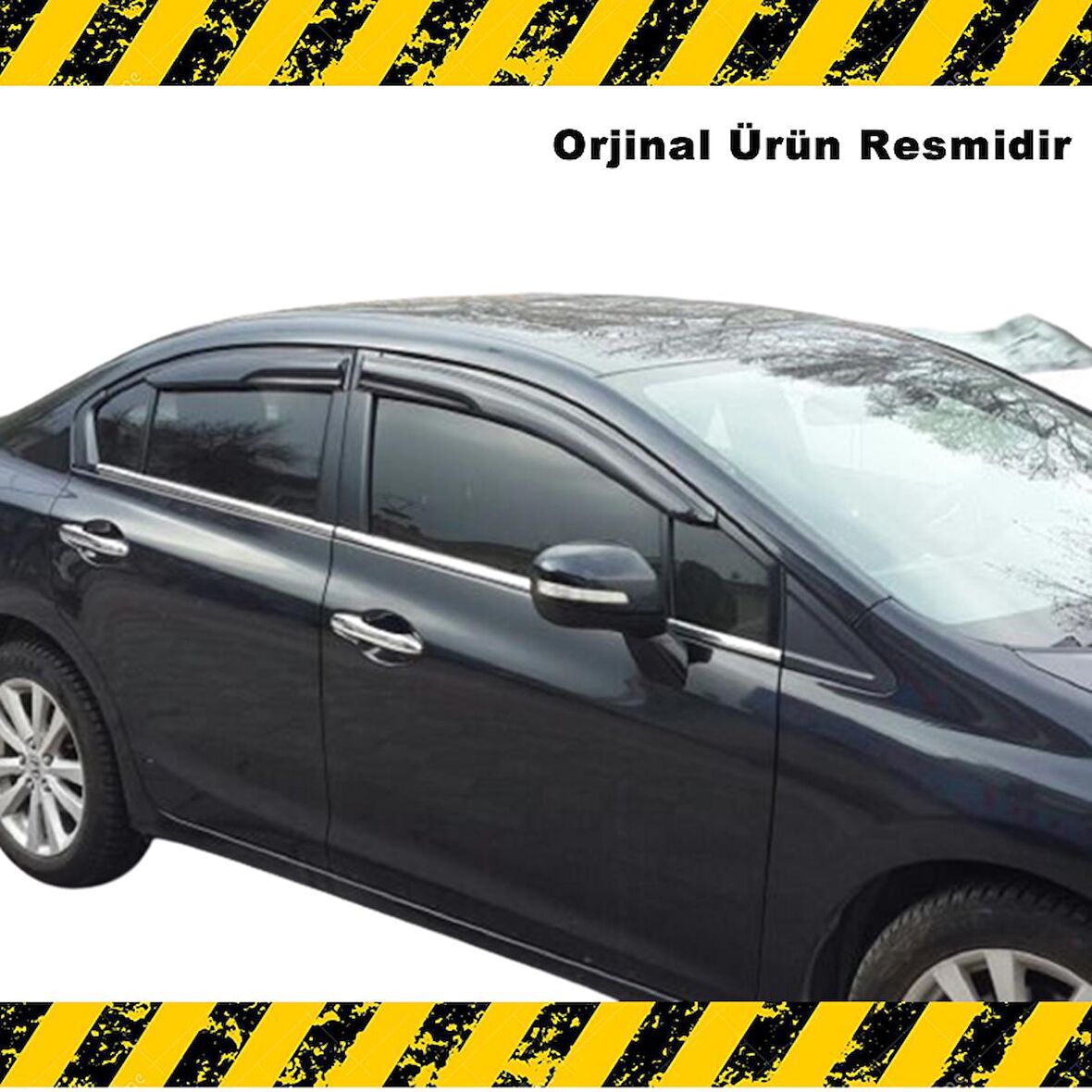 Honda CİVİC Mügen Cam Rüzgarlığı 2012-2016 Arası 4 Lü SET