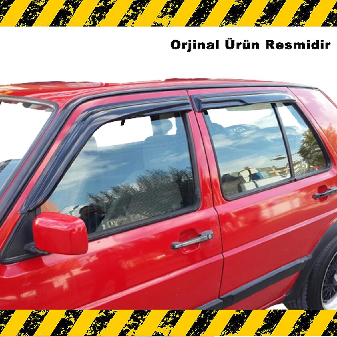 Volkswagen Golf 2 Mügen Cam Rüzgarlığı Tüm Kasalar 4 Lü SET