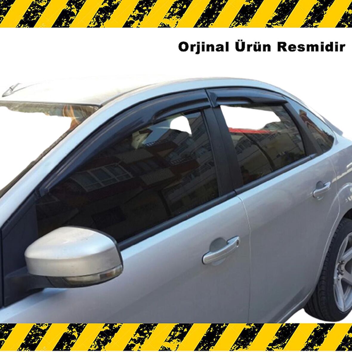 Ford Focus 2 Mügen Cam Rüzgarlığı HB 2005 - 2011 Arası 4 Lü SET