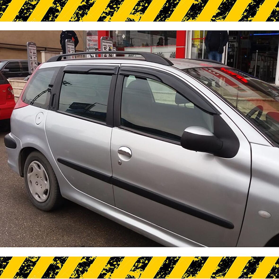 Peugeot 206 Mügen Cam Rüzgarlığı STW Kasalar 1998-2012 Arası 4 Lü SET