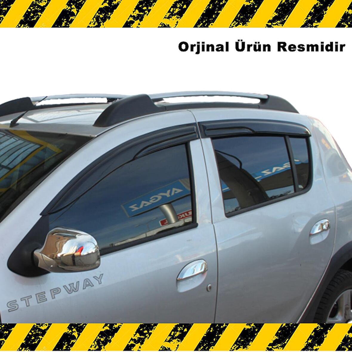 Dacia Sandero STEPWAY Mügen Cam Rüzgarlığı 2012-2020 Arası 4 Lü SET