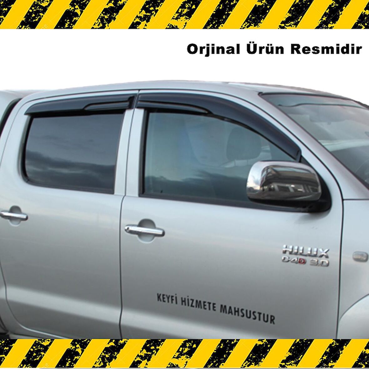 Toyota Hilux Mügen Cam Rüzgarlığı 2006-2015 Arası 4 Lü SET