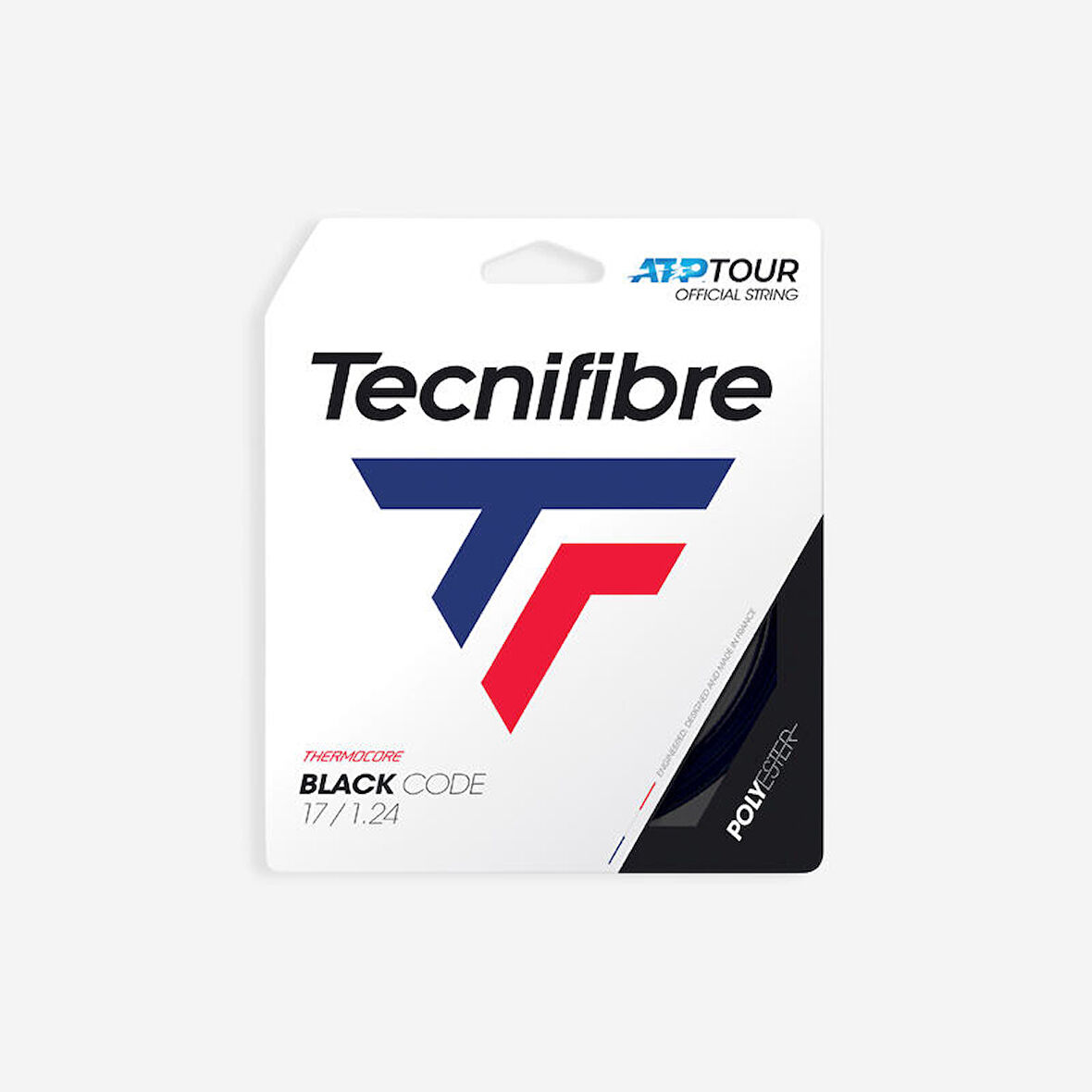 Black Code Monofilament Tenis Kordajı - 1,24 Mm - Siyah
