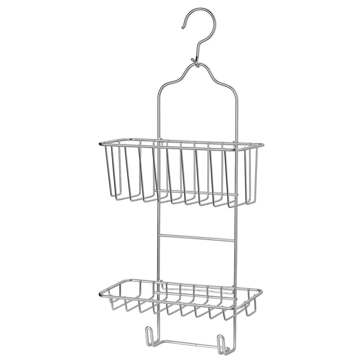 Duş sepeti, çinko kaplama, 24x53 cm