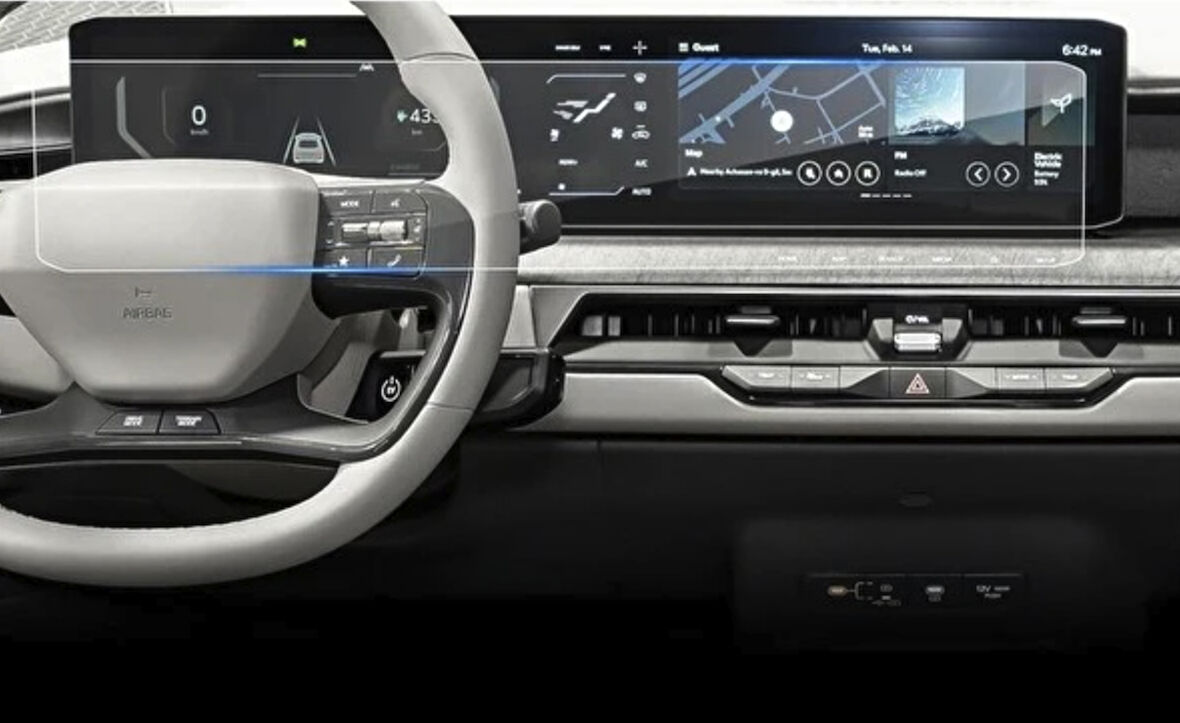 Kia EV3 12,3 inç Gösterge Hayalet ekran için HD Digital ekran koruyucu nano tempered film