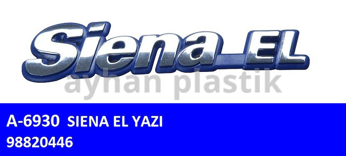 ARKA YAZI SIENA EL 98820446 (5 ADET)