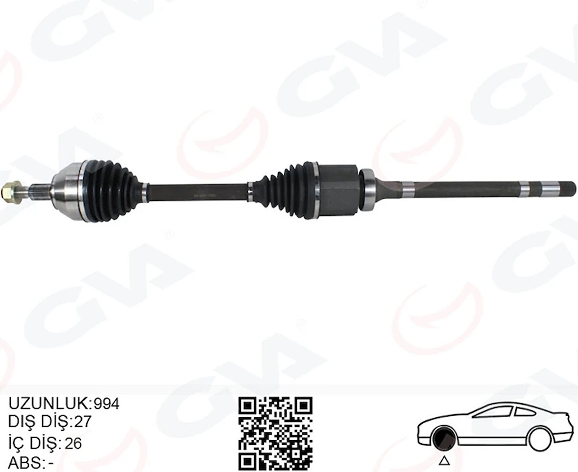 ON AKS KOMPLE SAG KUGA 1 2008-2013 2.0 TDCI 85413B436AC 85413B436AD 1683584