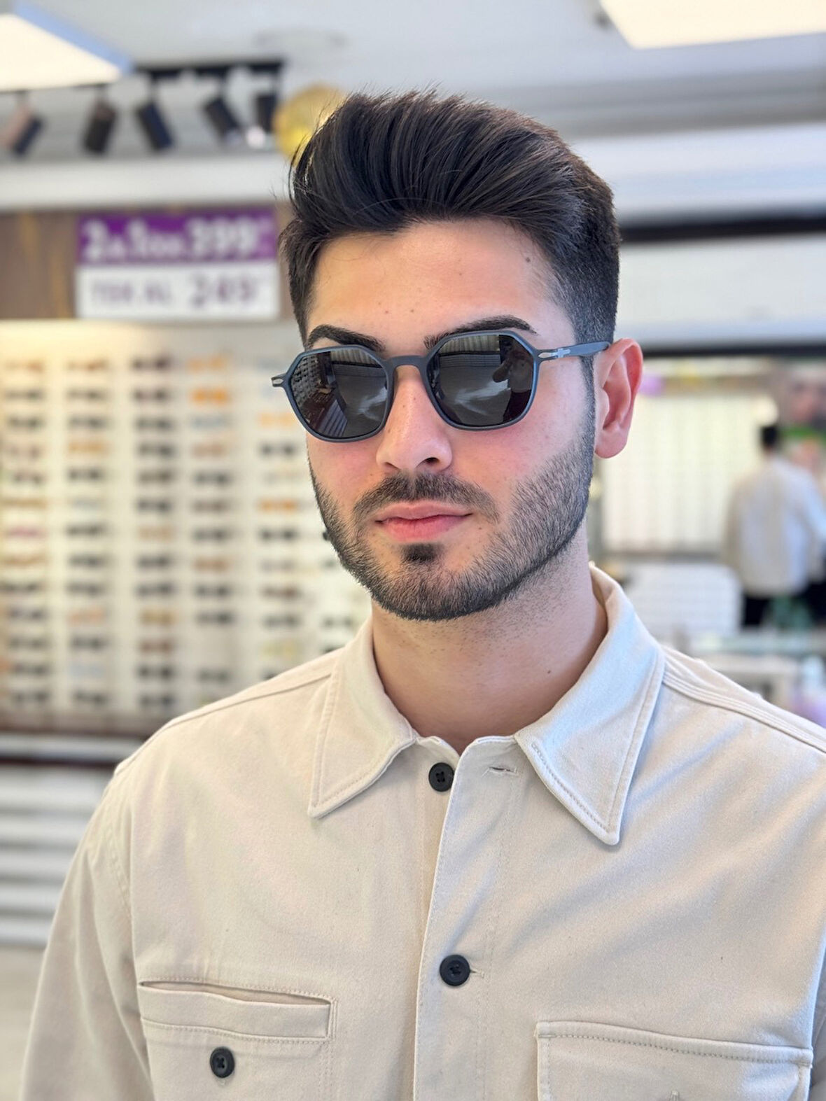 907 C5 -53 Olivier Philippe Polarize Güneş Gözlüğü