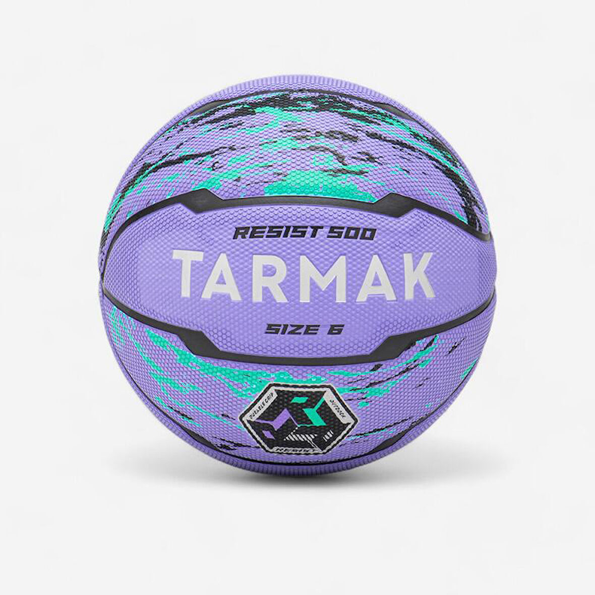Basketbol Topu R500 - 6 Numara - Mor Turkuaz
