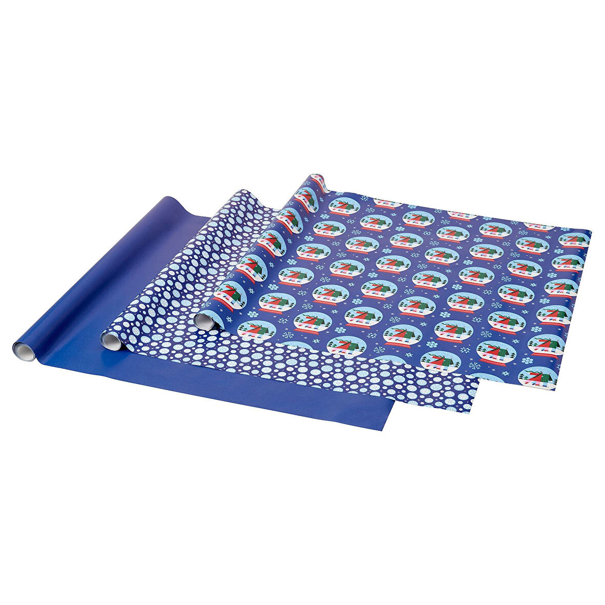 Hediye paketi kağıdı, mavi, 3x0.7 m/2.10 m²