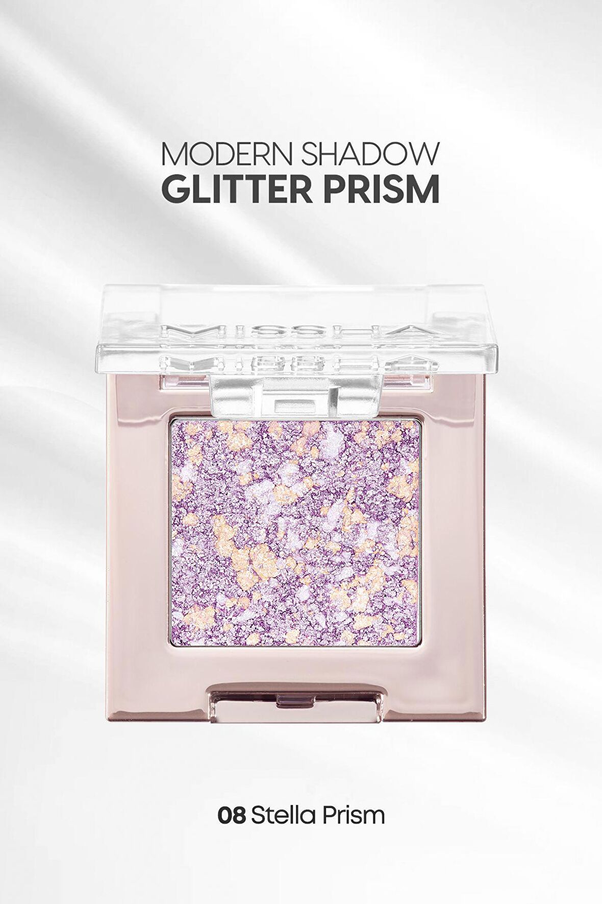 Topaklanmayan El Yapımı Holografik Simli Far Modern Shadow Glitter Prism (No.8 Stella Prism)