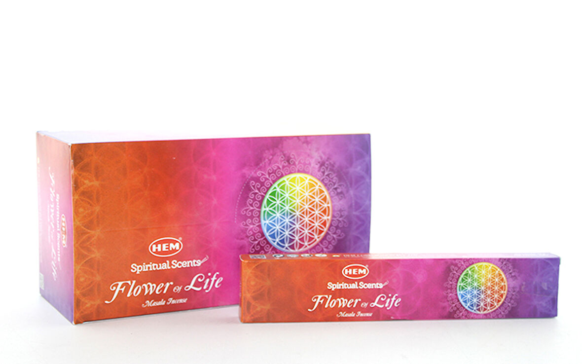 Hem Flower Of Life Masala Aromalı Çubuk Tütsü 