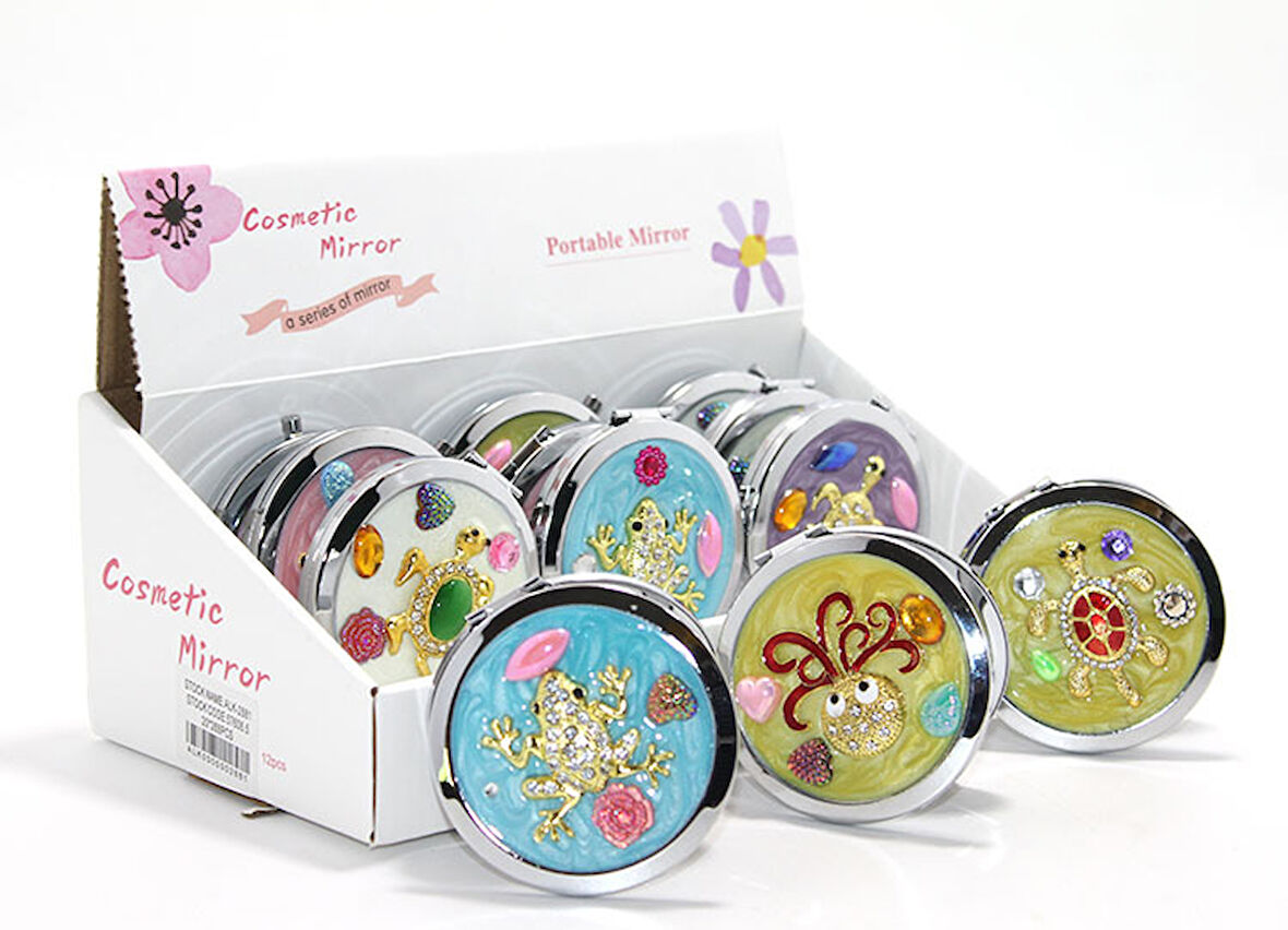 Kabartmalı Desenli El Aynası 