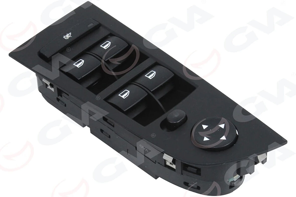 CAM AÇMA ANAHTARI ÖN SOL SİYAH ÇERÇEVELİ KATLAMASIZ BMW E90 LCI 61319217329 61316948625