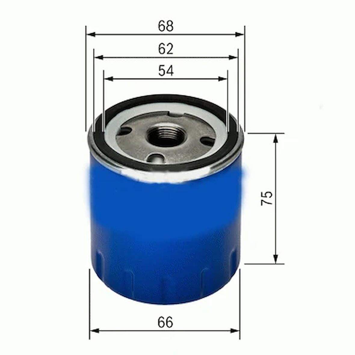YAĞ FİLTRESİ RENAULT CLIO I-2-3 1992 KANGOO 1996 EXPRESS 1996 TWINGO 1996 MODUS 2004 SANDERO 2008 1.2 - 1.2 165 7700112686 7700869029 8200257642