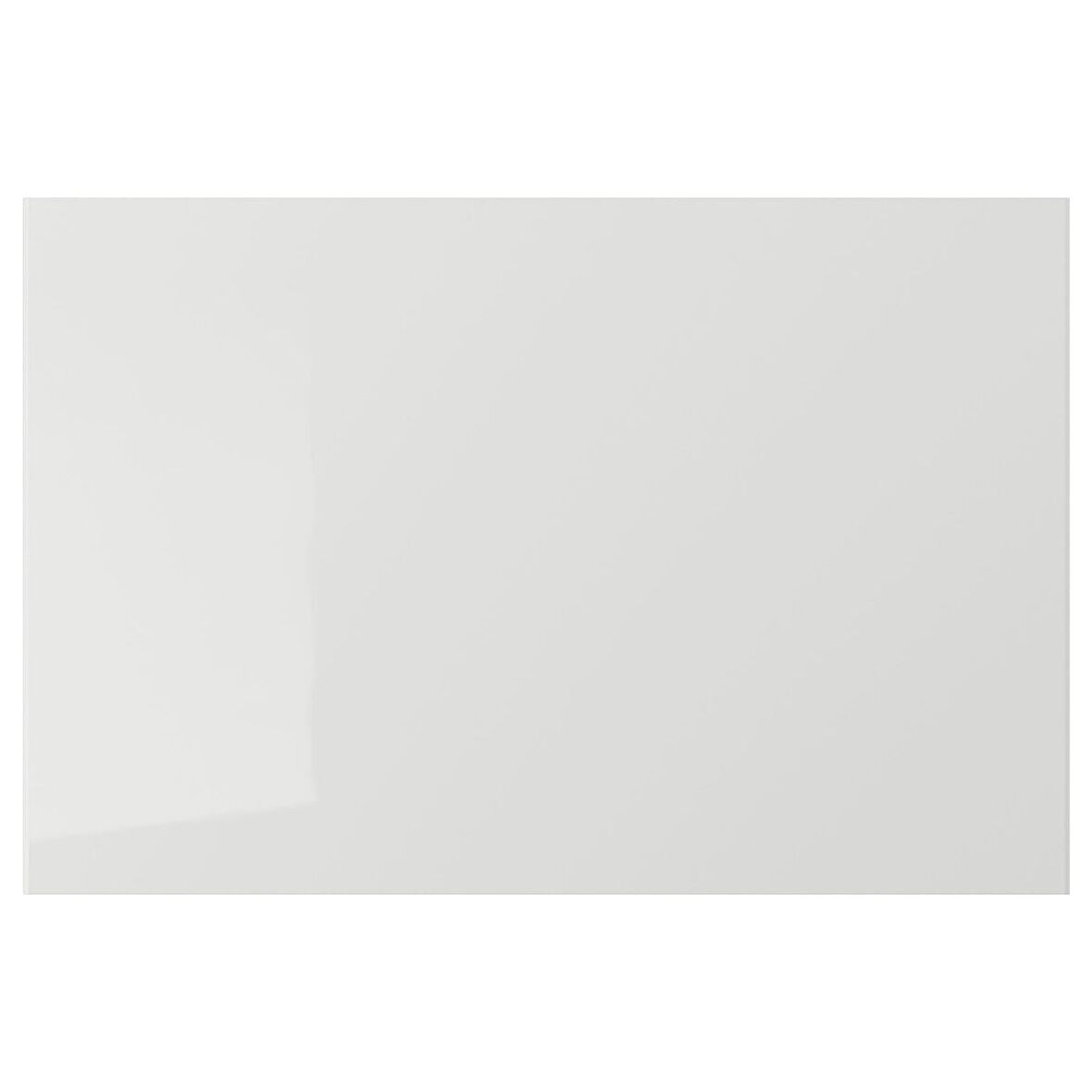 Çekmece ön paneli, parlak cila açık gri, 60x40 cm