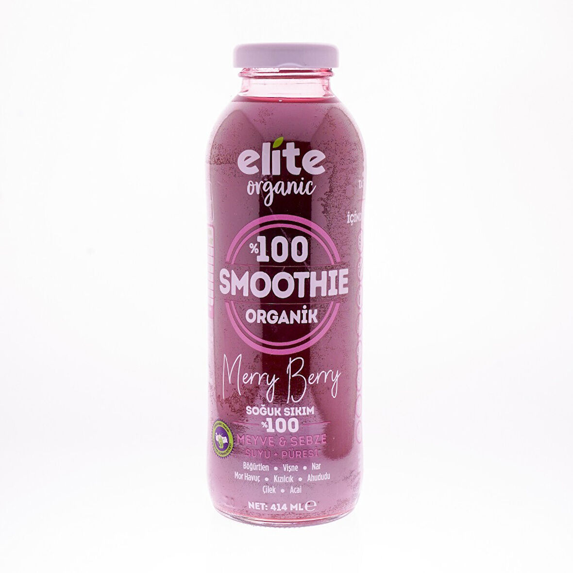 Elite Organi̇k Smoothie Merry Berry 414 Ml