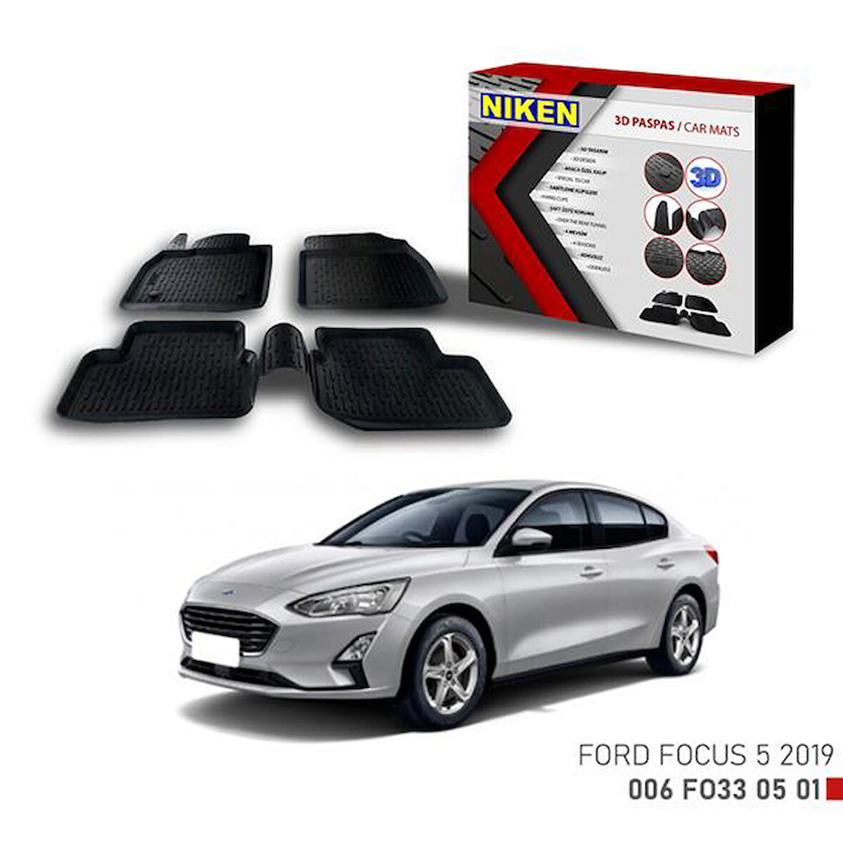 3D PASPAS FORD FOCUS 5 2019