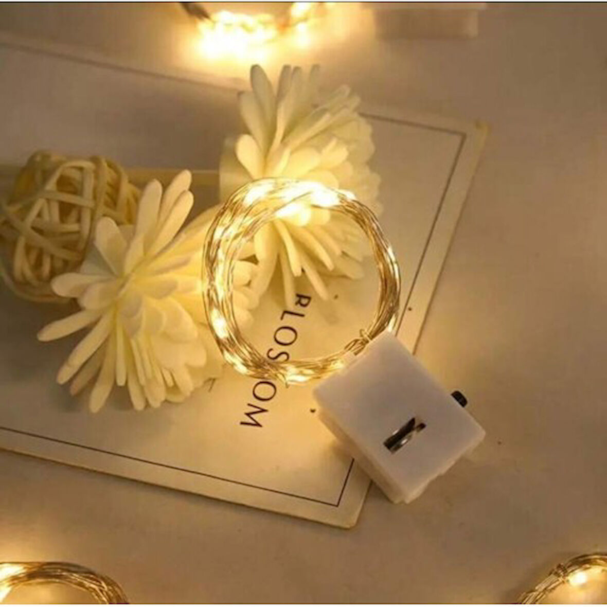 Pilli Peri Led Gün Işığı 2M Yılbaşı Doğum Günü Parti Led