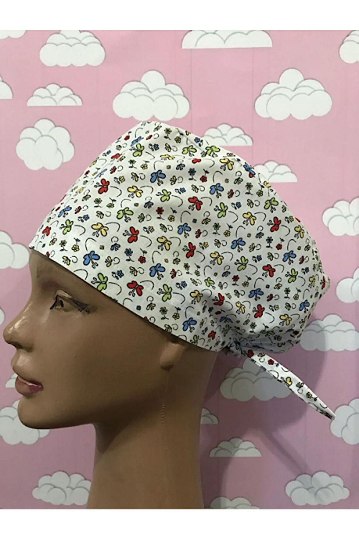 Cerrahi Bone Lastikli Ve Bağcıklıdır Doktor Hemşire Bonesi