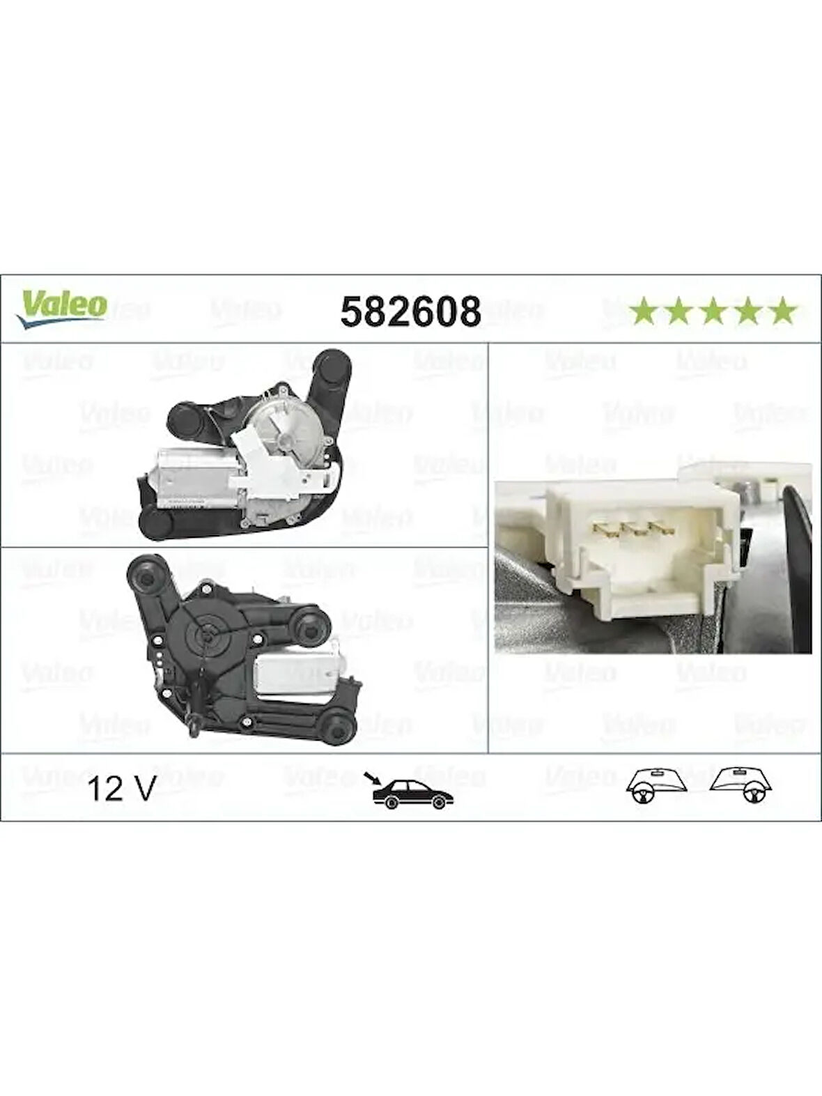 SILECEK MOTORU (ARKA) CITROEN C4, C4 ENTREPRISE (09 / 10), DS4 (04 / 11), DS5, DS5 HIBRIT (10 / 11