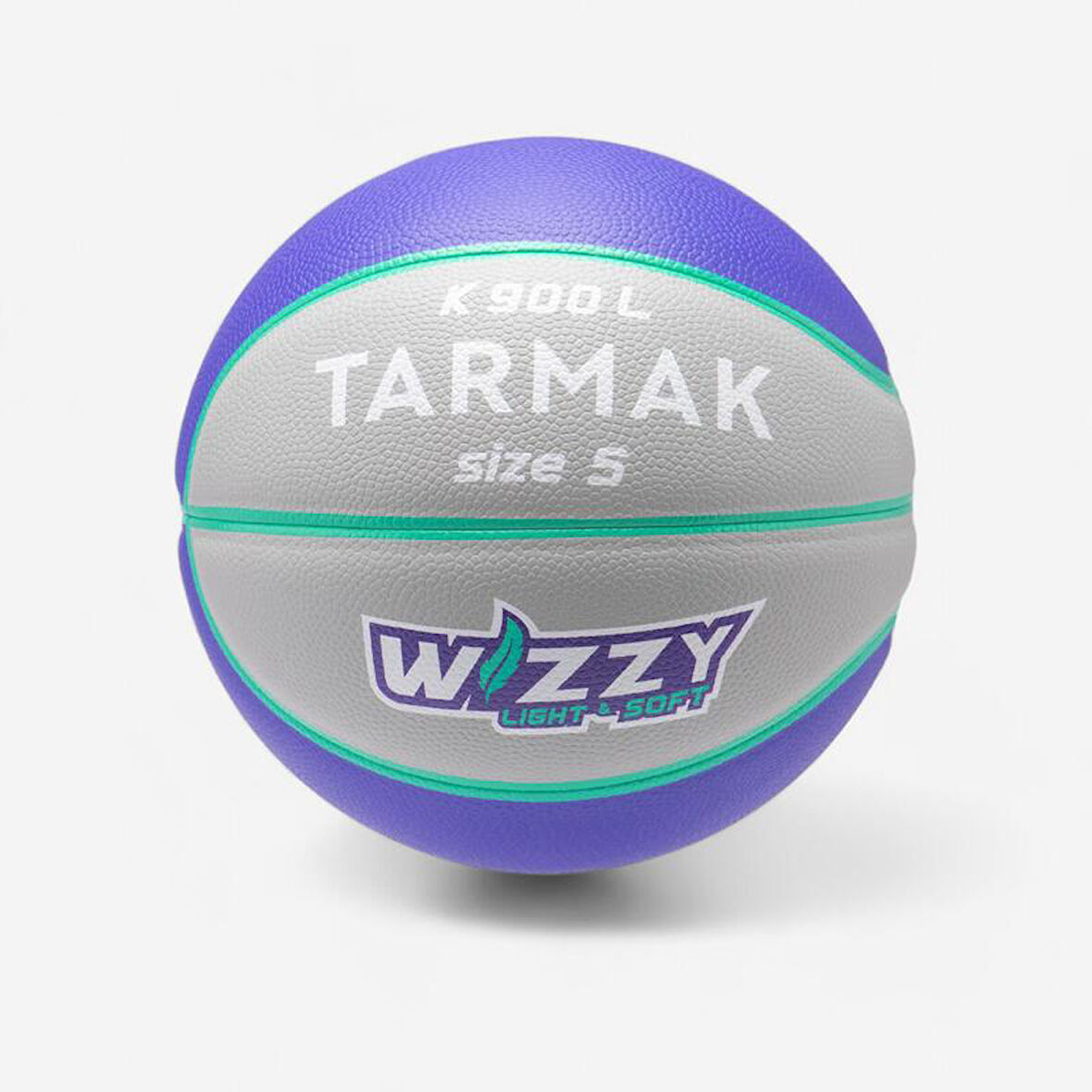 Basketbol Topu - 5 Numara - Gri / Mor - K900 WIZZY