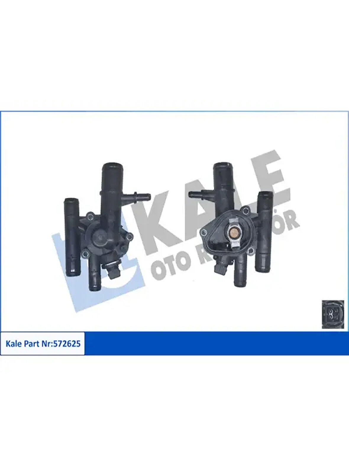 TERMOSTAT KOMPLE (89C) CLIO HB 1.9 dCI - LAGUNA II 1.9 dCI - KANGOO 1.9 dCI -TRAFFIC 1.9 F9Q-MEGANE