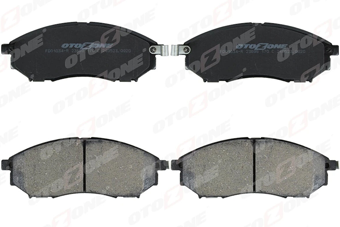 FREN BALATASI ÖN RENAULT KOLEOS 2008 NISSAN NAVARA 2.5L YD25DDTI D40 4X2 4X4 10- / PATHFINDER 2.5L YD25DDTI DCI R51 17MM 410603072R 41060CC090 D1060EJ20A