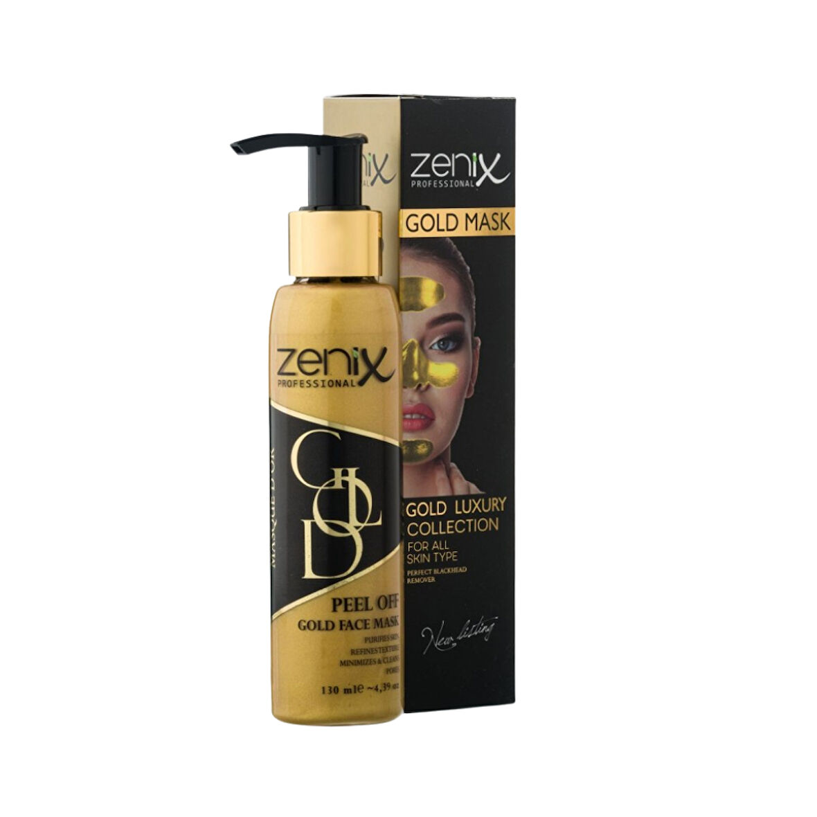 Zenix Soyulabilir Yüz Maskesi Altın 130 ml