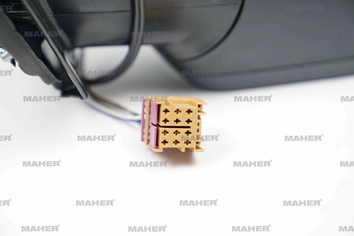 AYNA DIŞ DİKİZ POLO 2002-2005 ELEKTRİKLİ, ISITMALI, ASTARLI SOL 6Q1857507G01C