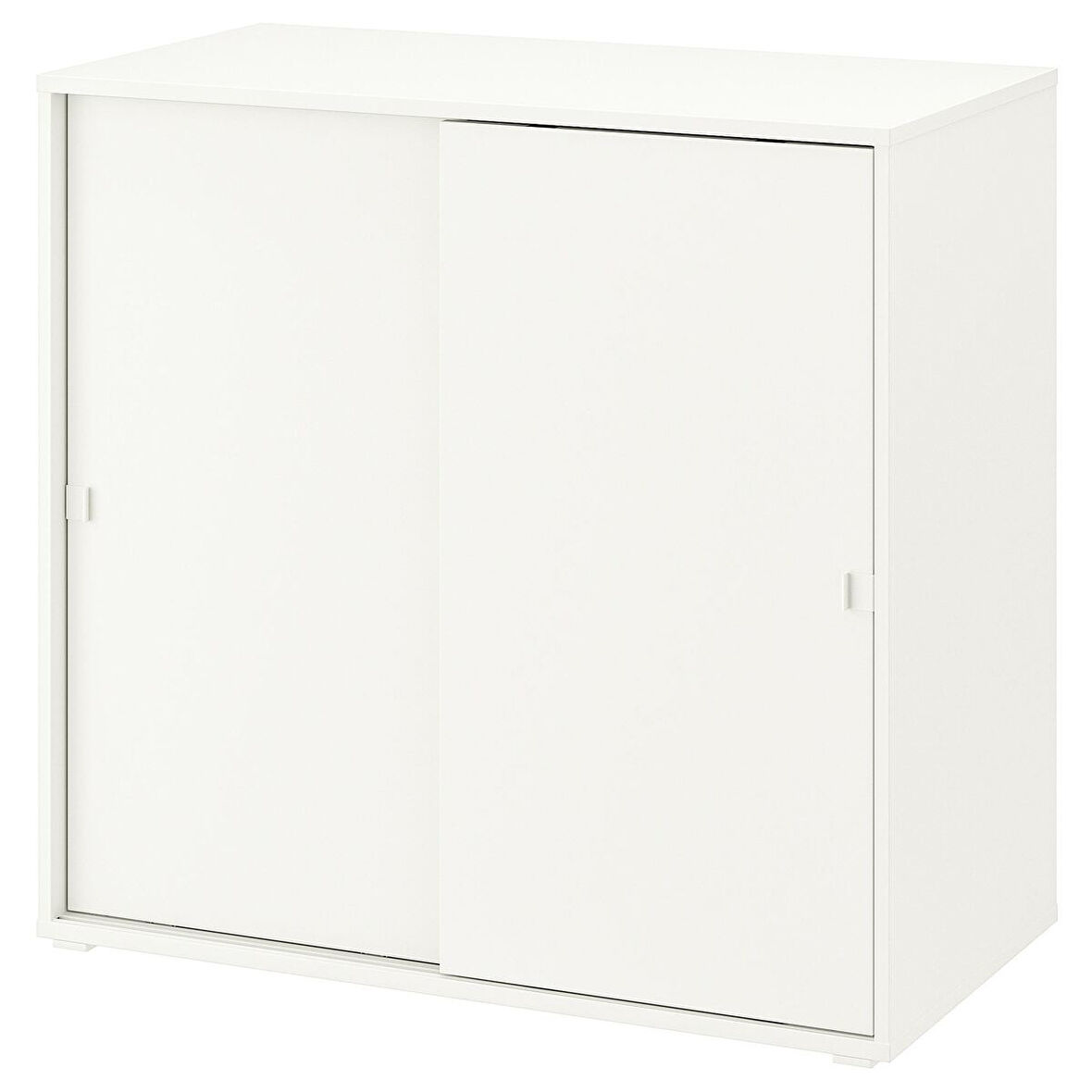 Sürgü kapaklı dolap, beyaz, 95x47x90 cm