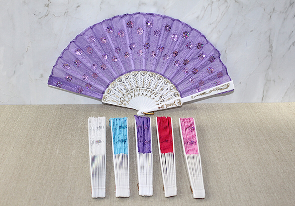 Plastik Pullu Yelpaze 