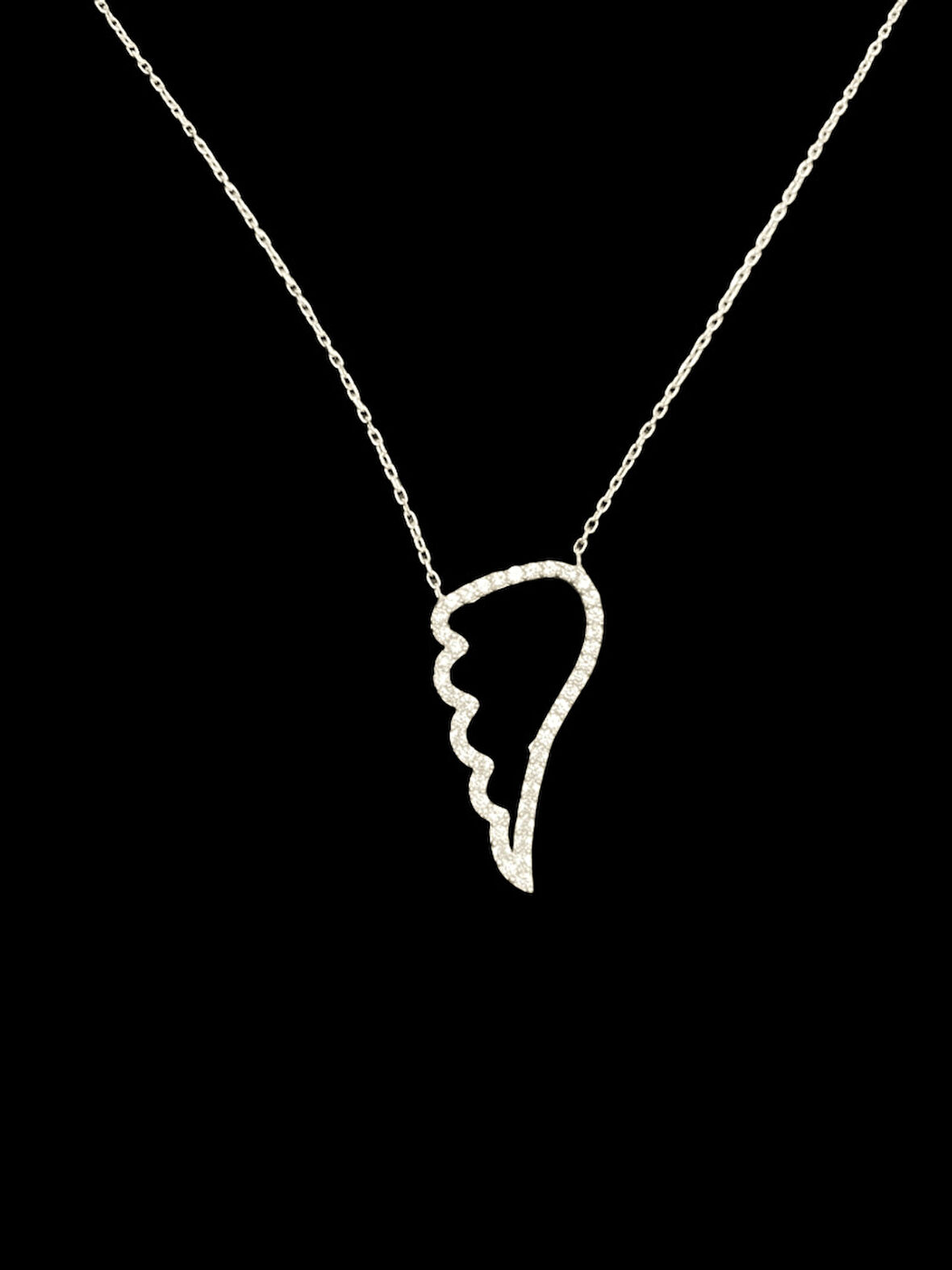 🕊️ 925 Ayar İthal Gümüş Kanat Model Kolye — Özgürlüğün ve Korumanın Sembolü