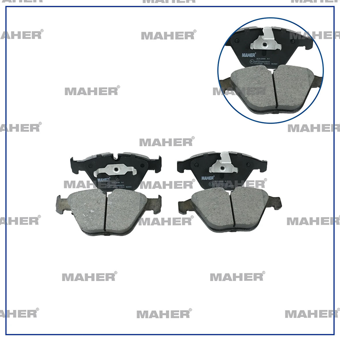 FREN BALATA BMW 3 SERİ 2005-2011 E90 / COUPE 2005-2011 E92 / 5 SERİ 2003-2010 E60 / BMW 101 2011 E84 / BMW 7 SERİ 34111763089