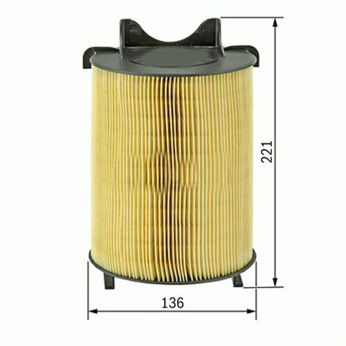 HAVA FİLTRESİ CADDY 3-PASSAT-GOLF 5-JETTA 3-TOURAN-TIGUAN-LEON-OCTAVIA-ALTEA 1.4TSI-1.6-2.0FSI 1F0129620 3C0129620 3C0129620A