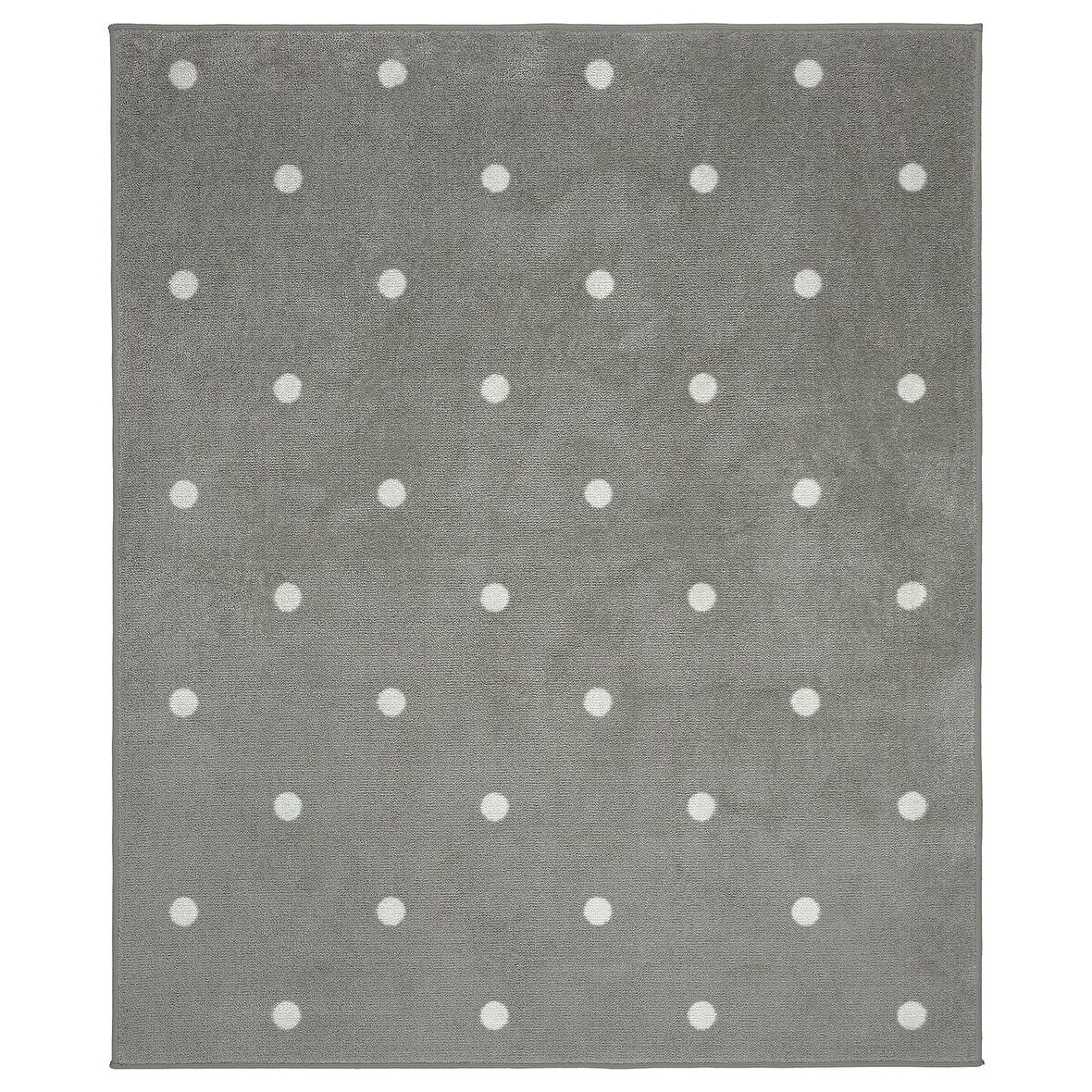 Çocuk halısı, gri-noktalı, 133x160 cm